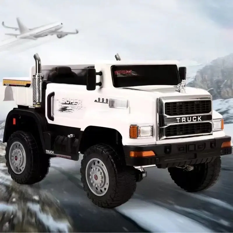 12V Kids Ride on Car Double Seat Truck for Child