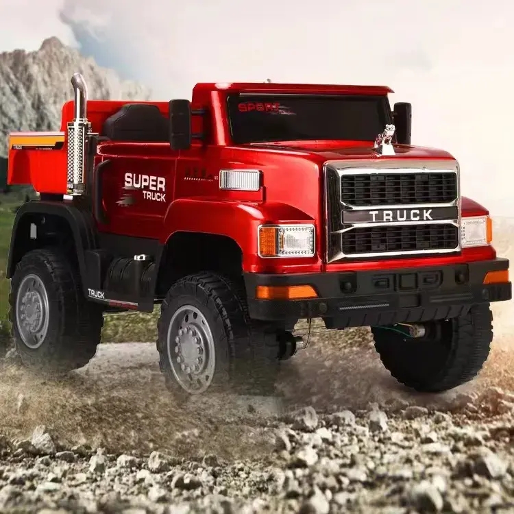 12V Kids Ride on Car Double Seat Truck for Child