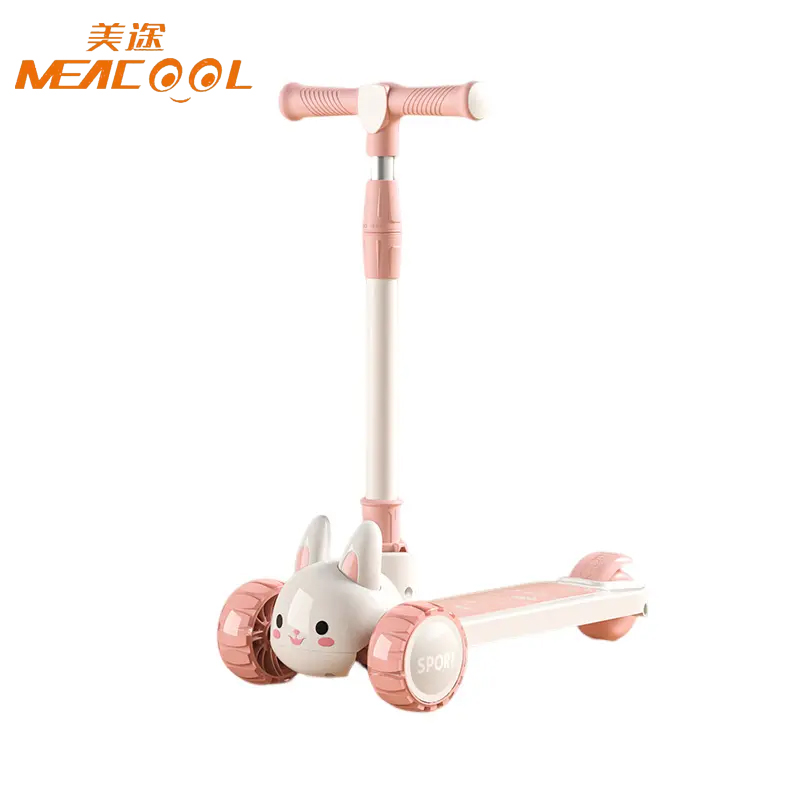 Wholesale 2 in 1foldable 3 Wheel with Seat Kids Scooter