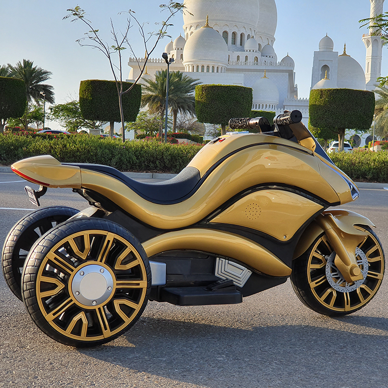 Best Selling New Mini Kids Toy Electric Motorcycle Three Wheel Toy Car with USB