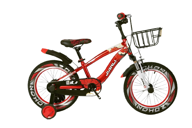 High quality high carbon steel material children's bike with training wheels